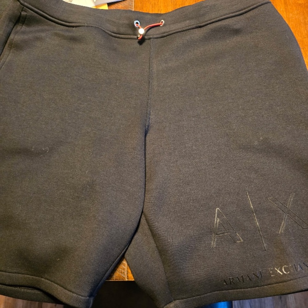 Armani Exchange Charcoal Gray Shorts